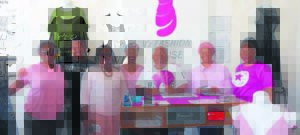 Pretty in pink to raise awareness