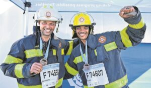 Firemen lace up for another Two Oceans running challenge