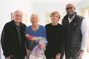 100 not out for Liz!