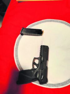 Suspect nabbed, firearm and ammunition seized