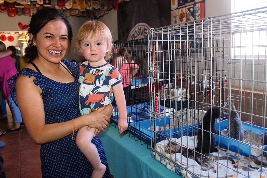 Ely and 21-month-old Louis Booysen were among many