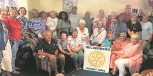 Spreading festive cheer to the basin’s elderly with a early Christmas lunch