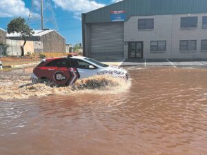Drainage blamed after downpour