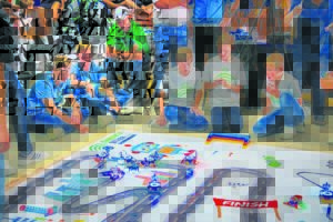 High bar for primary schools’ first robotics meeting