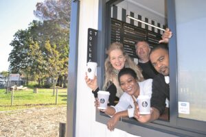 Drive through for a cuppa