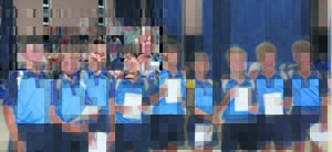 Skilful on the indoor hockey court