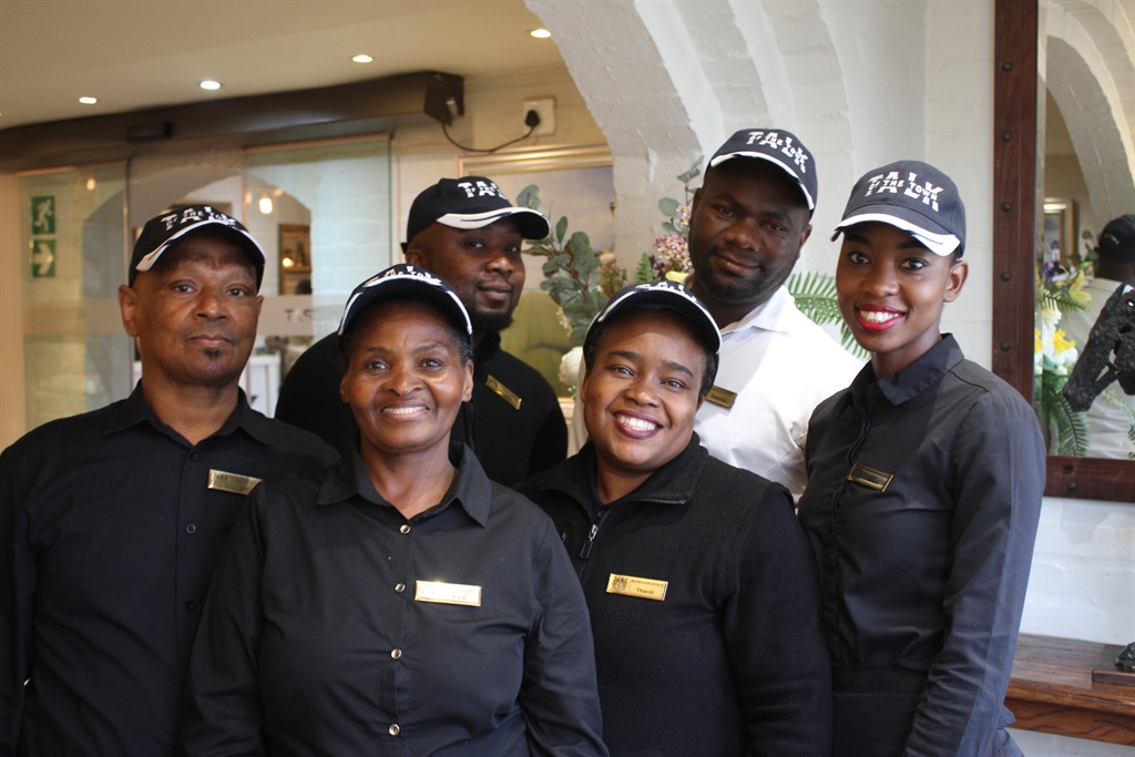 Sharing in Avontuur Restaurant's success are front