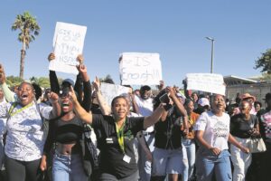 Boland College students protest NSFAS non-payment