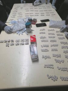 Drug bust in Chris Nissen Park