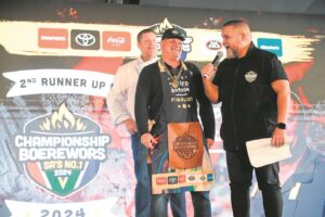 Jasper is the basin’s boerewors champion
