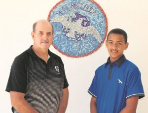 Young cricketer making his mark