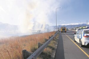 N2 vegetation fire extinguished