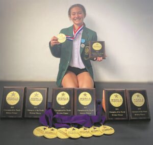 Rich haul of medals for world-class dancer