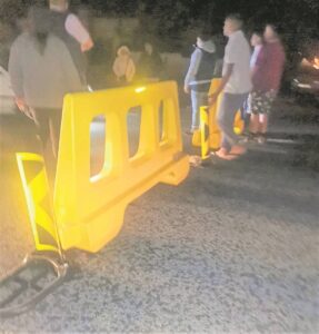 Residents take action over outages