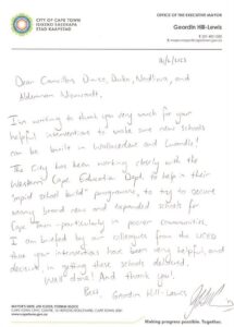 Local councillor gets thumbs-up from Mayor Hill-Lewis