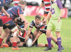 KLUBRUGBY: Durbell klop Berge naelskraaps in riller