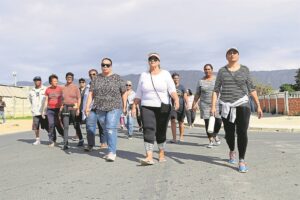 Wilde weste heers in Strand