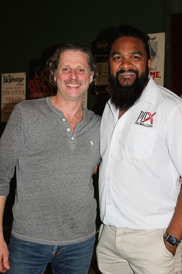 Director Francois Toerien with Giovanni Africa, Pn