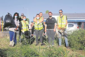Cops come together for cleaner community