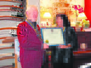 New Rotary president inducted