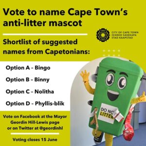 Name council’s new anti-litter mascot