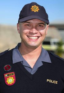 Young officer from Gordon’s Bay shines