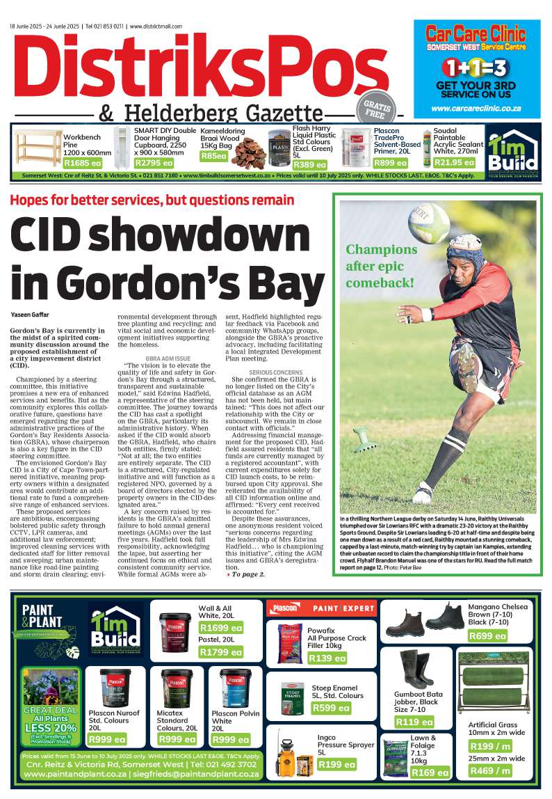 DistrictMail & Helderberg Gazette – E-Edition – 18 June 2025