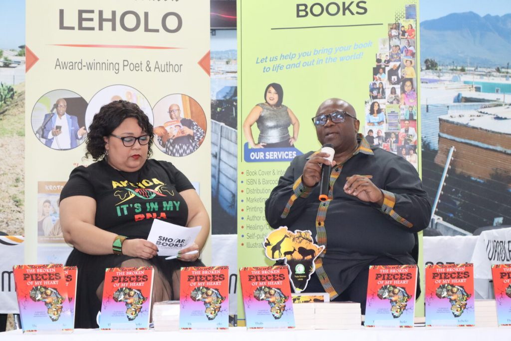 Author Thabo Leholo launches "The Broken Pieces of My Heart" at Lwandle Museum on Saturday.