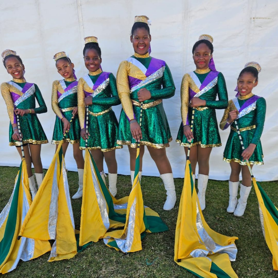 Vlagdraers van Dr. G.J. Joubert Primêr se Joubies by SAMCA-kampioenskap