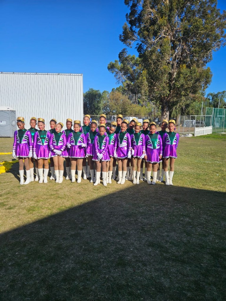 Vlagdraers van Dr. G.J. Joubert Primêr, tydens die SAMCA-nasionale kampioenskap