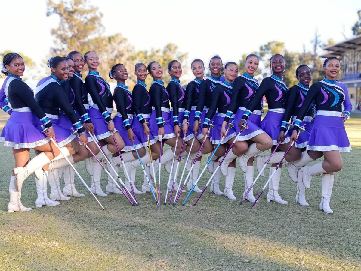 Grabouw se kolstok-groep, finaliste by die 2025-Samca-nasionale kampioenskap in Oudtshoorn.