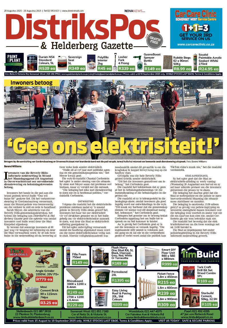 DistrictMail & Helderberg Gazette – E-Edition – 20 August 2025