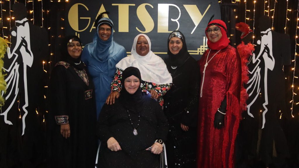 BICWL Women's League executive committee members at the cancer fundraising high tea event.