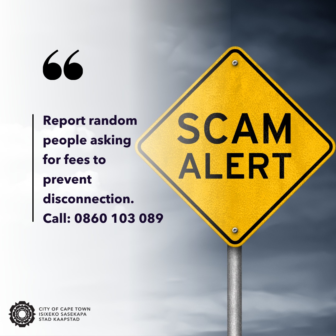 Be alert for electricity cut scams