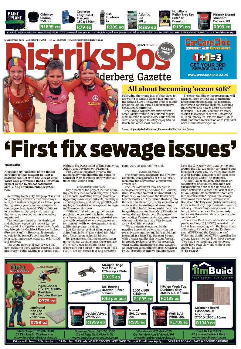 DistrictMail & Helderberg Gazette – E-Edition – 17 September 2025