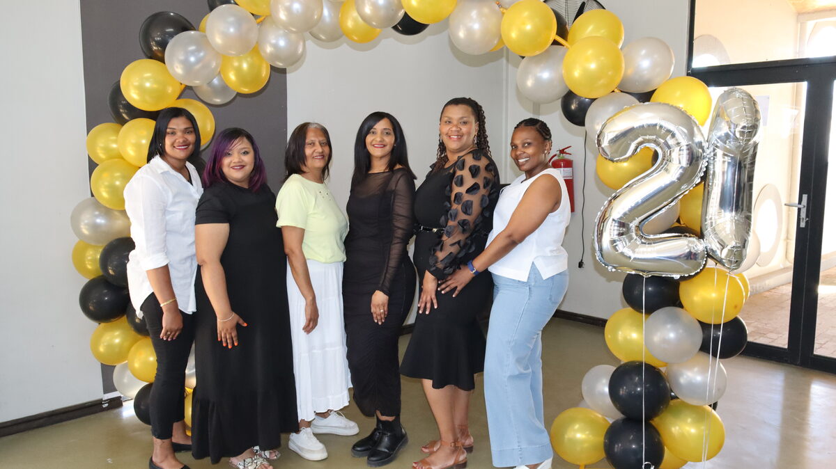 Hope and Light ECD staff in celebratory mood at 21st anniversary event