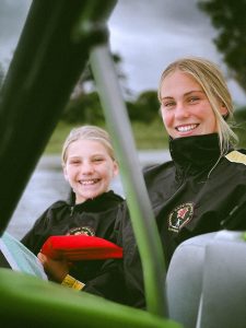 Somerset West surf sisters riding waves