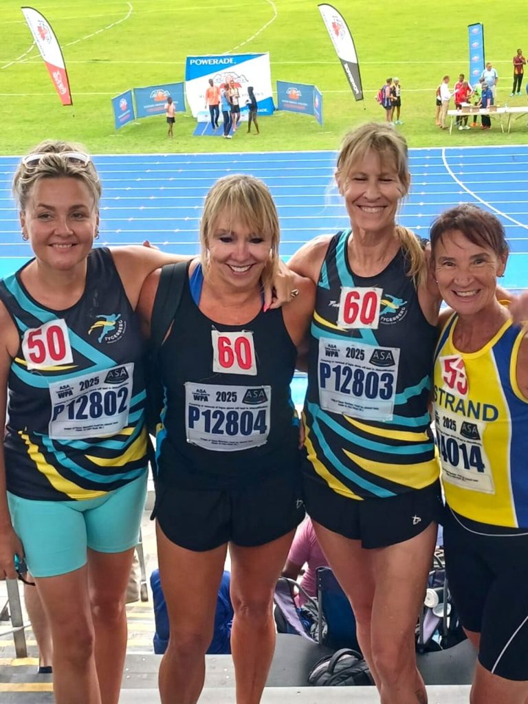 The "Golden Girls" (from left) are Dolene Ackermann, Venessa Louw, Anthea Poole and Sharlene Germishuizen.