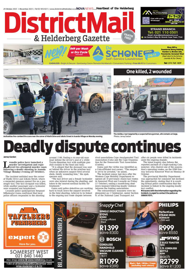 DistrictMail & Helderberg Gazette – E-Edition – 29 October 2025