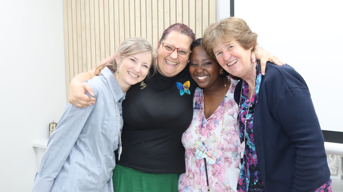 Four speakers at Stroke Awareness Summit: Marian Engelbrecht, Claudia Andrews, Zhané Mngqolo, Shirley van Os