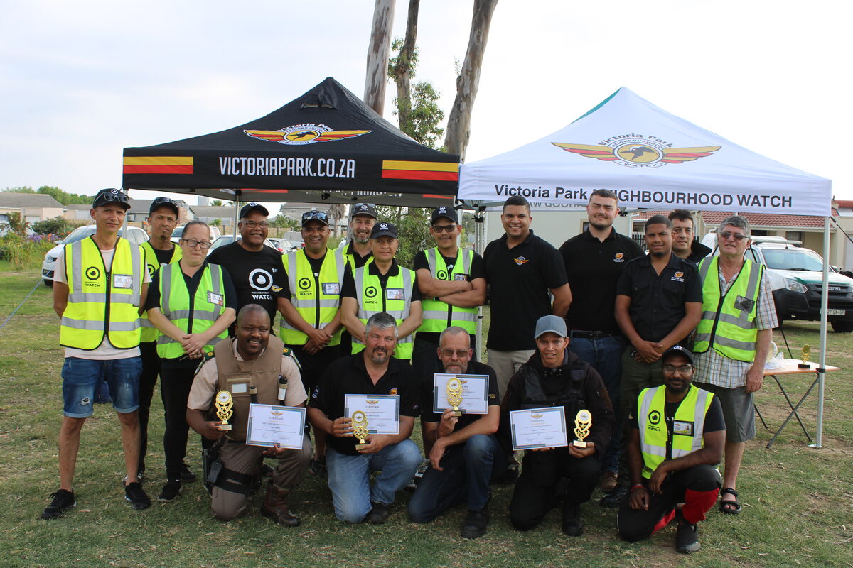 Certificates and trophies were presented to several local security companies, including AM Security, Bay Guard Security, ADT Fidelity, Securite Security, Gordon's Bay Security, and Vetus Schola, in appreciation of their ongoing dedication and community service. Photo: Yaseen Gaffar