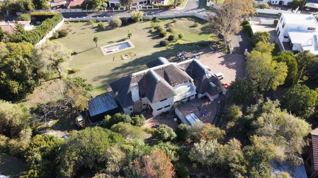 An aerial view of Blue Waters along Lewes Street, Somerset West.