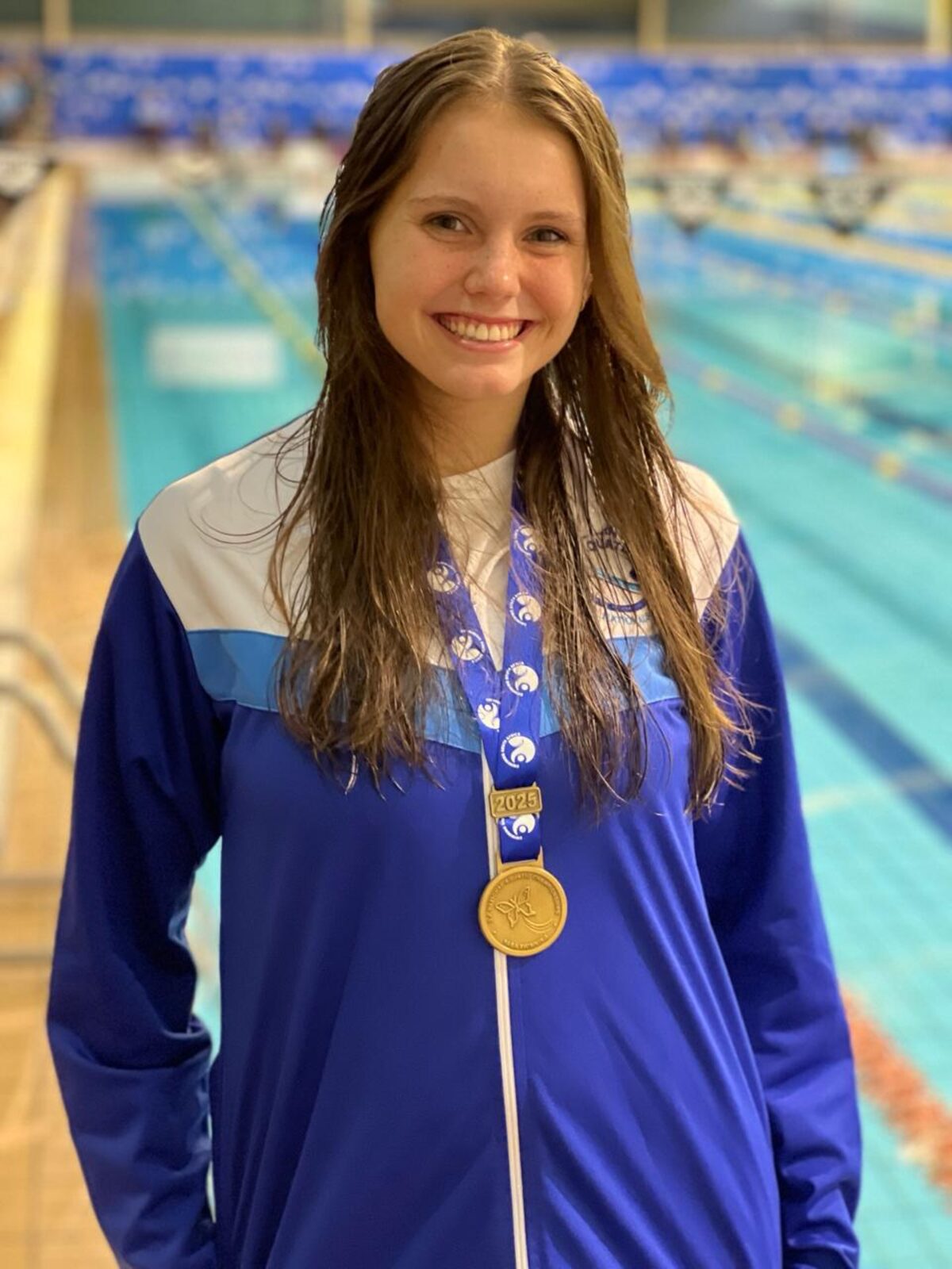 Kate Allwood at the South African nationals in Gqeberha, where she qualified for the Deaflympics.