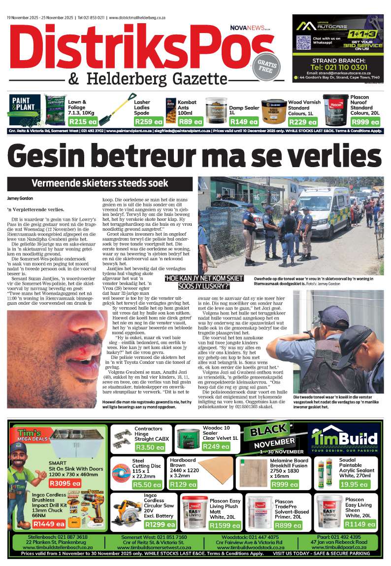 DistrictMail & Helderberg Gazette – E-Edition – 19 November 2025