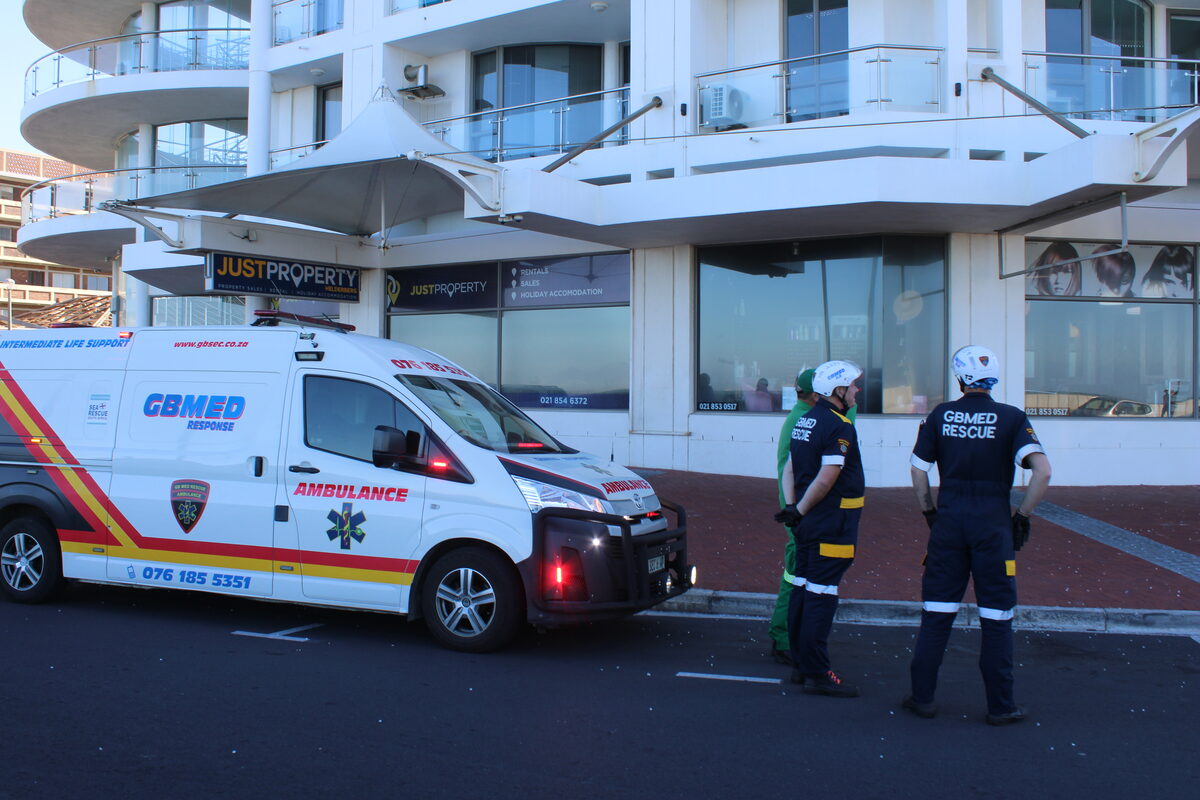 Gusts bring glass panel crashing down onto Strand’s Beach Road