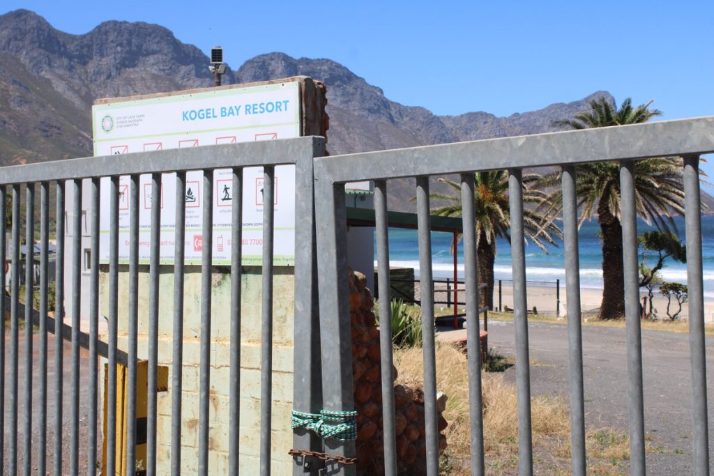 Kogel Bay Resort will remain closed this holiday season. Photo: Yaseen Gaffar
