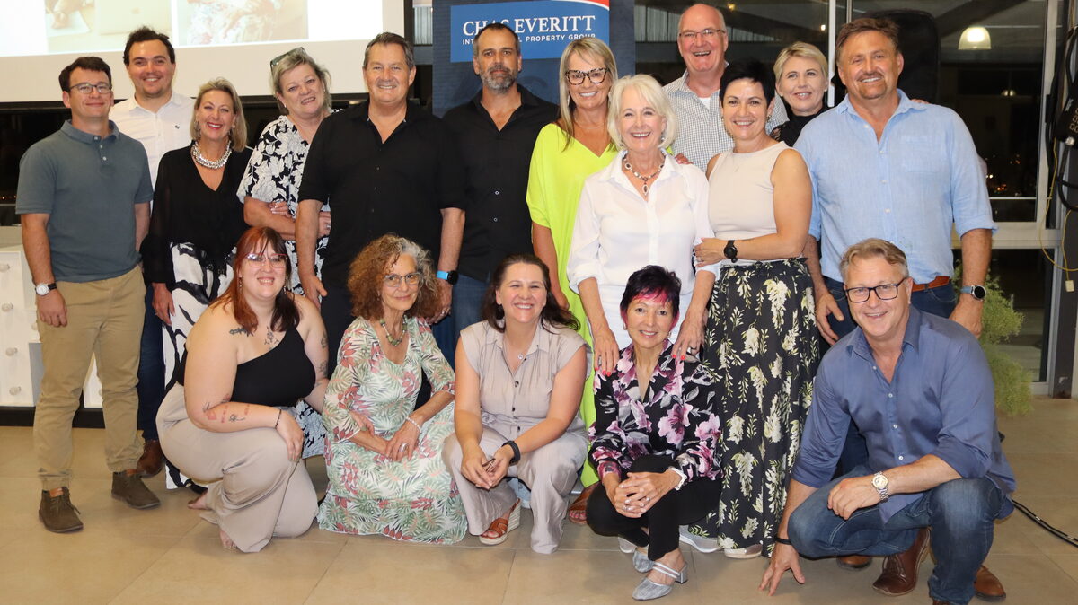 Le Grange with Chas Everitt Somerset West team at their Client Appreciation Gala Dinner.