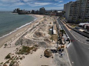 Strand Seawall project prompts temporary closure of popular beach section