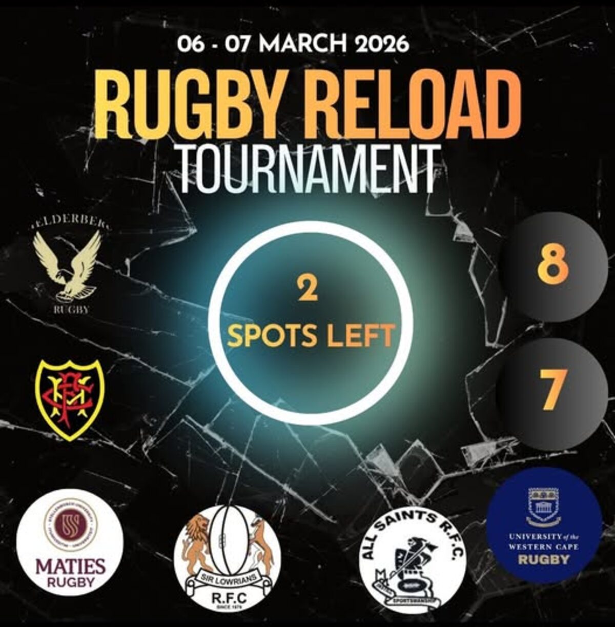 The competition is set for the 6 and 7 March 2026 at the Charles Morkel Stadium.