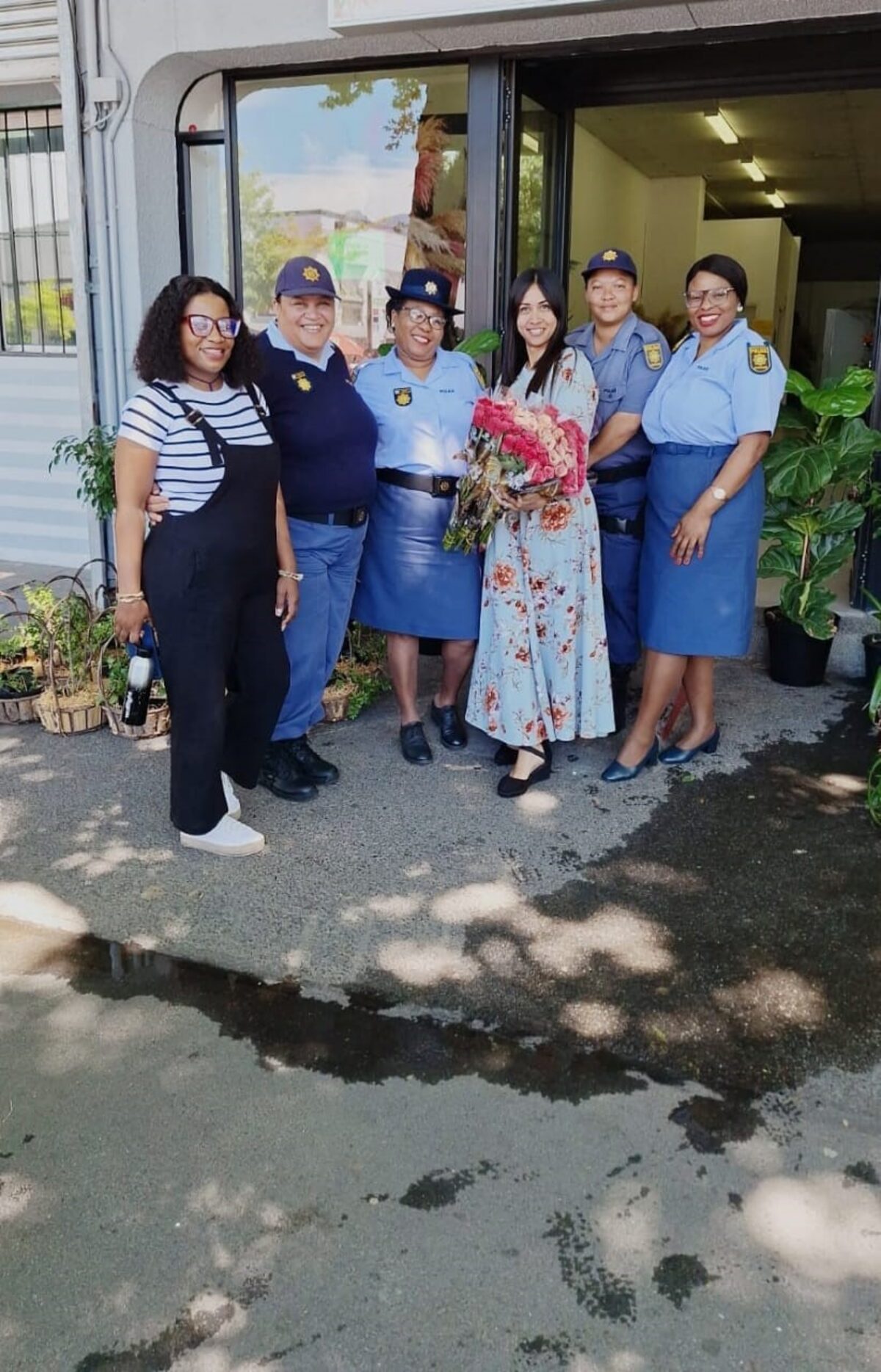 Somerset West police champion rosy cheer-up